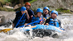 Rafting on the Ayung river