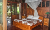 Bedroom and Balcony - Atas Awan Villa - Ubud, Bali
