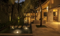 Pool at Night - Casa Mateo - Seminyak, Bali