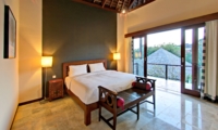 Bedroom with Side Lamps and View - Jabunami Villa - Canggu, Bali