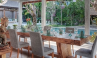 Dining Area with Pool View - Lataliana Villas - Seminyak, Bali
