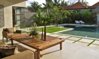 Pool Side Seating Area - Nyaman Villas - Seminyak, Bali