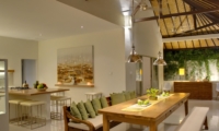 Kitchen and Dining Area - Sahana Villas - Seminyak, Bali