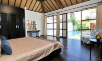 Bedroom with Pool View - Villa Arama Riverside - Seminyak, Bali