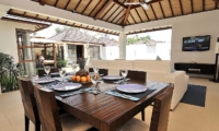 Dining Area - Villa Arama Riverside - Seminyak, Bali
