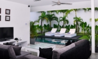 Living Area with Pool View - Villa Arta - Seminyak, Bali