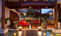 Living Area at Night - Villa Casis - Sanur, Bali