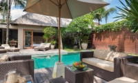 Pool Side Lounge Area - Villa Eshara - Seminyak, Bali