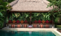 Outdoor Seating Area with Pool View - Villa Kalimaya One - Seminyak, Bali