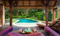 Pool Side Seating Area - Villa Kubu 11 - Seminyak, Bali