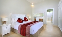 Bedroom with Table Lamps - Villa Lodek Deluxe - Seminyak, Bali