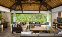 Living Area with TV - Villa Maya Retreat - Tabanan, Bali