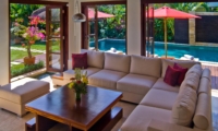Lounge Area with Pool View - Villa Nilaya Residence - Seminyak, Bali