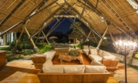 Living Area at Night - Villa Omah Padi - Ubud, Bali