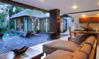 Living and Dining Area with Pool View - Villa Paya Paya - Seminyak, Bali
