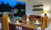 Dining Area at Night - Villa Suliac - Legian, Bali