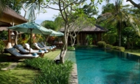 Pool Side Loungers - Villa Surya Damai - Umalas, Bali
