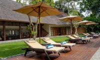 Reclining Sun Loungers - Villa Tirtadari - Canggu, Bali