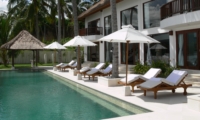 Pool Side Loungers - Villa Blanca - Candidasa, Bali