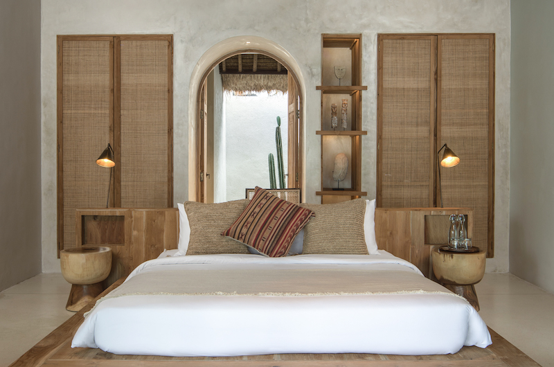 Bedroom with Side Lamps - Villa Massilia Satu - Seminyak, Bali