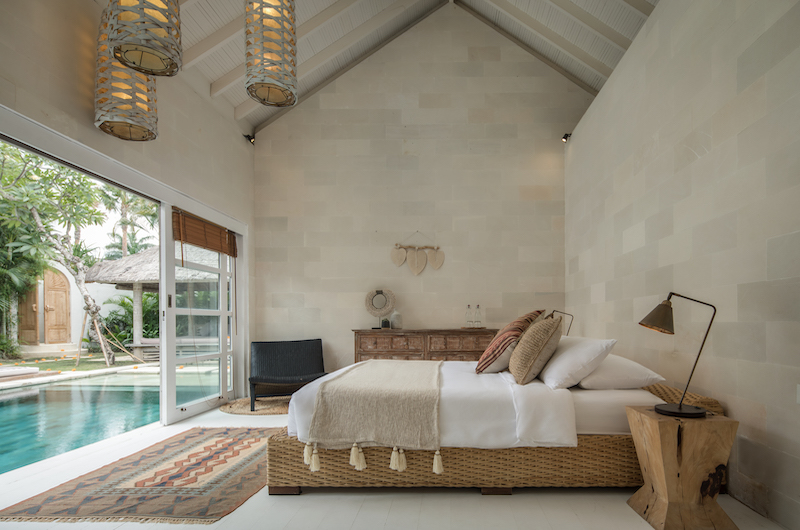Bedroom with Pool View - Villa Massilia Tiga - Seminyak, Bali