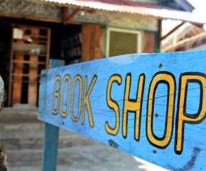 Book Shop Sign Gili Air