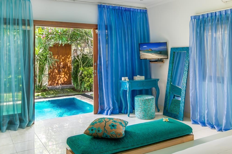 Bedroom with Pool View - 4S Villas - Seminyak, Bali