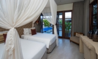 Twin Bedroom with Pool View - Akara Villas 8 - Seminyak, Bali