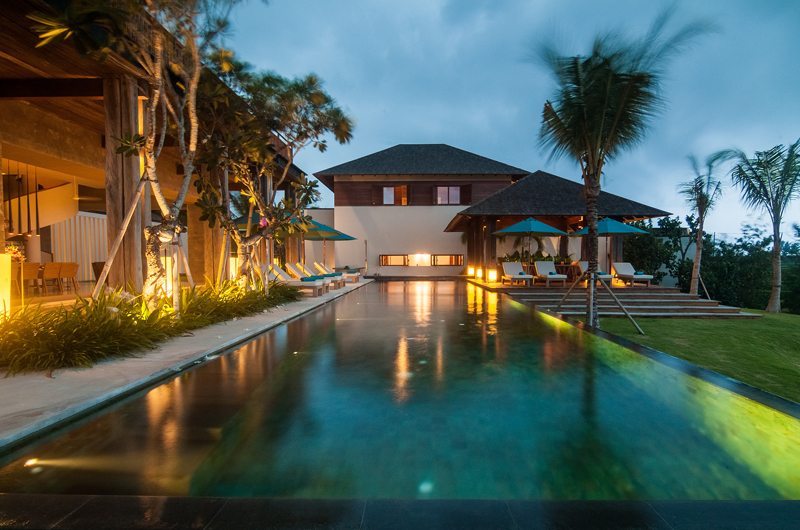 Pool at Night - Ambalama Villa - Seseh, Bali