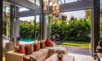 Living Area with Garden View - Aramanis Villas - Seminyak, Bali