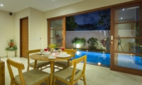 Dining Area with Pool View - Beautiful Bali Villas - Seminyak, Bali