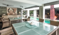 Dining Area with Pool View - Casa Hannah - Seminyak, Bali
