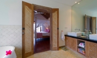 Bedroom and En-Suite Bathroom - Cempaka Villa - Candidasa, Bali