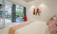 Bedroom with Pool View - Chakra Villas - Villa Anahata - Seminyak, Bali