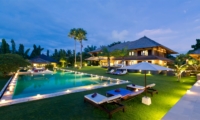 Gardens and Pool at Night - Chalina Estate - Canggu, Bali