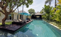 Pool Side Loungers at Day Time - Chandra Villas - Seminyak, Bali