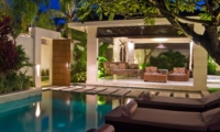 Open Plan Lounge Area with View - Chandra Villas - Seminyak, Bali
