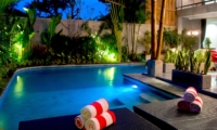 Swimming Pool at Night - Esha Seminyak 2 - Seminyak, Bali