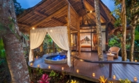 Bedroom and Outdoor Bathtub - Fivelements - Ubud, Bali
