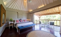 Bedroom and Balcony - Hidden Villa Bali Hidden River Cottage - Canggu, Bali