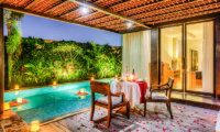 Pool Side Romantic Dining - Javana Royal Villas - Seminyak, Bali