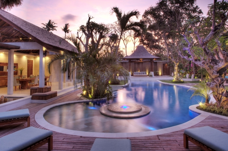 Pool at Night - Lataliana Villa One - Seminyak, Bali