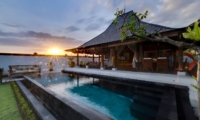 Pool with Sun Set View - Majapahit Beach Villas - Sanur, Bali