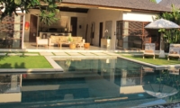 Living Area with Pool View - Nyaman Villas - Seminyak, Bali