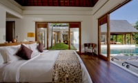 Bedroom with Pool View - Saba Villas Bali - Canggu, Bali