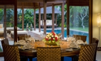 Dining Area with Pool View - Saba Villas Bali - Canggu, Bali