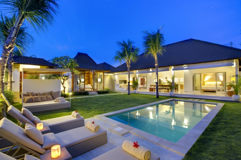 Pool Side Loungers - Sahana Villas - Seminyak, Bali