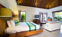 Bedroom with Sofa and Pool View - Serene Villas Lotus - Seminyak, Bali