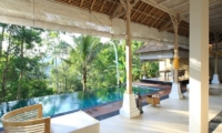 Pool Side Seating Area - Shamballa Residence - Ubud, Bali