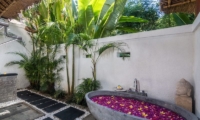 Romantic Bathtub Set Up - Shamballa Residence - Ubud, Bali